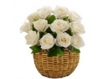 Charming Bloom -12 Stems Basket